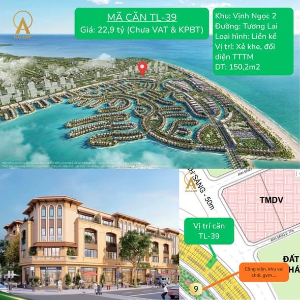 Căn nhà phố thương mại 75m2 view biển Cần Giờ - Vũng Tàu, giá tốt